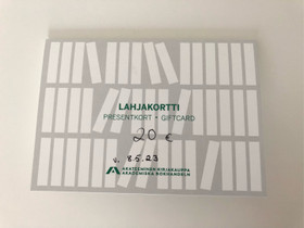 Akateeminen kirjakauppa lahjakortti, Keikat, konsertit ja tapahtumat, Matkat ja liput, Espoo, Tori.fi Akateeminen kirjakauppa lahjakortti, Keikat, konsertit ja tapahtumat, Matkat ja liput, Espoo, Tori.fi