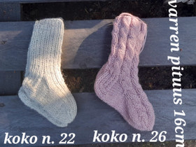 Villasukat koko n.22 ja n.26, Lastenvaatteet ja kengät, Kajaani, Tori.fi Villasukat koko n.22 ja n.26, Lastenvaatteet ja kengät, Kajaani, Tori.fi
