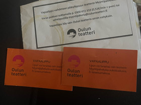 Teatteriliput, Keikat, konsertit ja tapahtumat, Matkat ja liput, Oulu, Tori.fi Teatteriliput, Keikat, konsertit ja tapahtumat, Matkat ja liput, Oulu, Tori.fi
