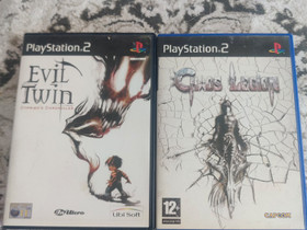 Evil Twin ja Chaos Legion PS2, Pelikonsolit ja pelaaminen, Viihde-elektroniikka, Rovaniemi, Tori.fi