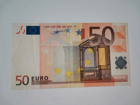 50 euron valmistusvirheellinen seteli, Rahat ja mitalit, Keräily, Lapinlahti, Tori.fi 50 euron valmistusvirheellinen seteli, Rahat ja mitalit, Keräily, Lapinlahti, Tori.fi