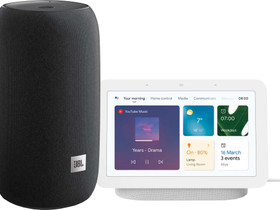 JBL Link Portable wifi-kaiutin + Google Nest Hub 2, Audio ja musiikkilaitteet, Viihde-elektroniikka, Pori, Tori.fi