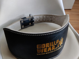 Gorilla Wear Full Leather Padded Belt, Kuntoilu ja fitness, Urheilu ja ulkoilu, Siikainen, Tori.fi
