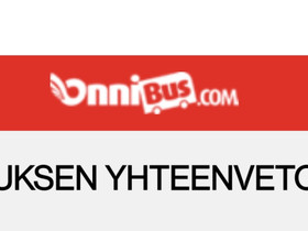 1-2 m-p Onnibussi, Jämsä-Jyväskylä-Oulu,5-7/8/22, Matkat, risteilyt ja lentoliput, Matkat ja liput, Jämsä, Tori.fi 1-2 m-p Onnibussi, Jämsä-Jyväskylä-Oulu,5-7/8/22, Matkat, risteilyt ja lentoliput, Matkat ja liput, Jämsä, Tori.fi