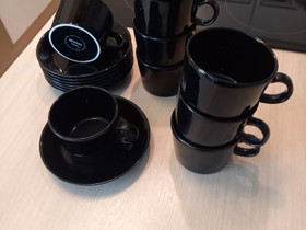 Iittala Teema kahvikupit ja lautaset, musta, Kahvikupit, mukit ja lasit, Keittiötarvikkeet ja astiat, Seinäjoki, Tori.fi Iittala Teema kahvikupit ja lautaset, musta, Kahvikupit, mukit ja lasit, Keittiötarvikkeet ja astiat, Seinäjoki, Tori.fi
