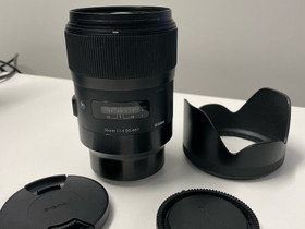 Sigma 35mm f/1.4 A DG HSM (Sony E/FE), Objektiivit, Kamerat ja valokuvaus, Espoo, Tori.fi Sigma 35mm f/1.4 A DG HSM (Sony E/FE), Objektiivit, Kamerat ja valokuvaus, Espoo, Tori.fi