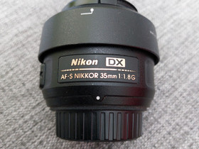 Nikon DX AF-S NIKKOR 35 mm 1:1,8G, Objektiivit, Kamerat ja valokuvaus, Järvenpää, Tori.fi Nikon DX AF-S NIKKOR 35 mm 1:1,8G, Objektiivit, Kamerat ja valokuvaus, Järvenpää, Tori.fi