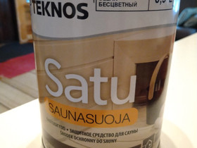 Teknos Satu saunasuoja 0,9 l, Muu rakentaminen ja remontointi, Rakennustarvikkeet ja työkalut, Helsinki, Tori.fi Teknos Satu saunasuoja 0,9 l, Muu rakentaminen ja remontointi, Rakennustarvikkeet ja työkalut, Helsinki, Tori.fi