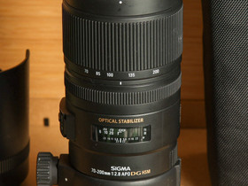 Sigma 70-200mm f2.8 apo dg hsm (Canon-Ef), Objektiivit, Kamerat ja valokuvaus, Järvenpää, Tori.fi Sigma 70-200mm f2.8 apo dg hsm (Canon-Ef), Objektiivit, Kamerat ja valokuvaus, Järvenpää, Tori.fi