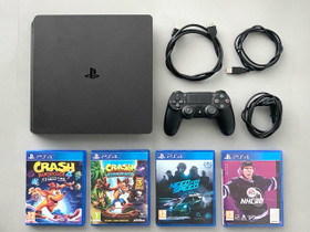 Playstation 4 slim 1Tb (PS4), Pelikonsolit ja pelaaminen, Viihde-elektroniikka, Oulu, Tori.fi