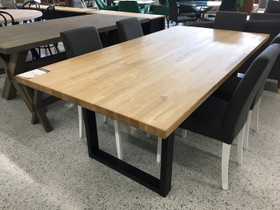 Ruokapöytä tammi/musta 200x100 POISTOALE, Pöydät ja tuolit, Sisustus ja huonekalut, Jyväskylä, Tori.fi Ruokapöytä tammi/musta 200x100 POISTOALE, Pöydät ja tuolit, Sisustus ja huonekalut, Jyväskylä, Tori.fi
