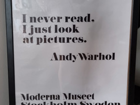 Andy Warhol kanvasjuliste, Taulut, Sisustus ja huonekalut, Tampere, Tori.fi Andy Warhol kanvasjuliste, Taulut, Sisustus ja huonekalut, Tampere, Tori.fi