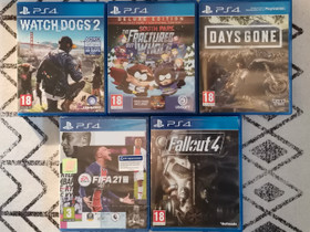 Ps4 pelejä, Pelikonsolit ja pelaaminen, Viihde-elektroniikka, Tornio, Tori.fi Ps4 pelejä, Pelikonsolit ja pelaaminen, Viihde-elektroniikka, Tornio, Tori.fi