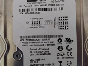 Western Digital WD1600AAJB, Komponentit, Tietokoneet ja lisälaitteet, Kokkola, Tori.fi Western Digital WD1600AAJB, Komponentit, Tietokoneet ja lisälaitteet, Kokkola, Tori.fi
