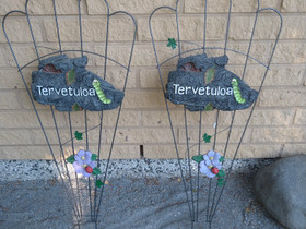 Tervetuloa kyltti, Ruukut, kivet ja koristeet, Piha ja puutarha, Tampere, Tori.fi Tervetuloa kyltti, Ruukut, kivet ja koristeet, Piha ja puutarha, Tampere, Tori.fi
