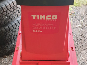 Timco sl2500 leikkaava oksasilppuri, Leikkurit ja koneet, Piha ja puutarha, Turku, Tori.fi Timco sl2500 leikkaava oksasilppuri, Leikkurit ja koneet, Piha ja puutarha, Turku, Tori.fi