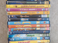 Lasten DVD elokuvia