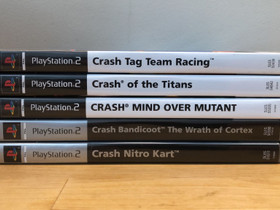 Playstation 2 Crash pelisetti, Pelikonsolit ja pelaaminen, Viihde-elektroniikka, Parainen, Tori.fi Playstation 2 Crash pelisetti, Pelikonsolit ja pelaaminen, Viihde-elektroniikka, Parainen, Tori.fi