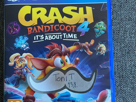 Crash 4 its about time ps4&ps5, Pelikonsolit ja pelaaminen, Viihde-elektroniikka, Tampere, Tori.fi Crash 4 its about time ps4&ps5, Pelikonsolit ja pelaaminen, Viihde-elektroniikka, Tampere, Tori.fi