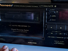 Pioneer kasettidekki ct-W606Dr, Audio ja musiikkilaitteet, Viihde-elektroniikka, Pori, Tori.fi Pioneer kasettidekki ct-W606Dr, Audio ja musiikkilaitteet, Viihde-elektroniikka, Pori, Tori.fi