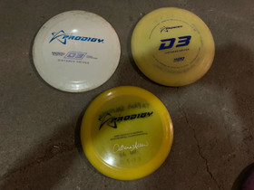 Prodigy D3 ja D4 frisbeegolf draiverit, Golf, Urheilu ja ulkoilu, Helsinki, Tori.fi Prodigy D3 ja D4 frisbeegolf draiverit, Golf, Urheilu ja ulkoilu, Helsinki, Tori.fi
