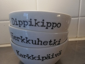 3 kippoa, Tarjoiluastiat, Keittiötarvikkeet ja astiat, Tampere, Tori.fi 3 kippoa, Tarjoiluastiat, Keittiötarvikkeet ja astiat, Tampere, Tori.fi
