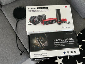 Scarlett Studio Solo, Audio ja musiikkilaitteet, Viihde-elektroniikka, Pori, Tori.fi Scarlett Studio Solo, Audio ja musiikkilaitteet, Viihde-elektroniikka, Pori, Tori.fi