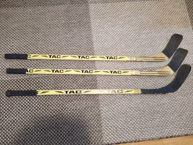 Kolme Tac kaukalopallomailaa left, Pallopelit, Urheilu ja ulkoilu, Porvoo, Tori.fi Kolme Tac kaukalopallomailaa left, Pallopelit, Urheilu ja ulkoilu, Porvoo, Tori.fi