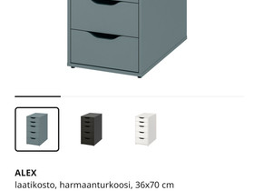 O: Ikean Alex laatikosto, Hyllyt ja säilytys, Sisustus ja huonekalut, Espoo, Tori.fi O: Ikean Alex laatikosto, Hyllyt ja säilytys, Sisustus ja huonekalut, Espoo, Tori.fi