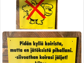 Koirakyltit 2 kpl uudet!, Koirien tarvikkeet, Lemmikkieläimet, Espoo, Tori.fi Koirakyltit 2 kpl uudet!, Koirien tarvikkeet, Lemmikkieläimet, Espoo, Tori.fi