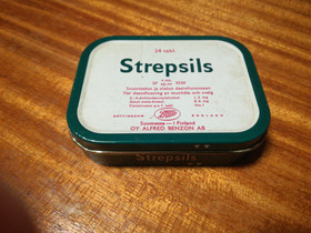 Vanha peltinen Strepsils rasia, Muu keräily, Keräily, Toholampi, Tori.fi Vanha peltinen Strepsils rasia, Muu keräily, Keräily, Toholampi, Tori.fi