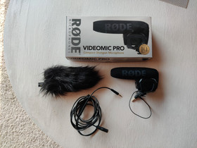 Røde Videomic Pro, Valokuvaustarvikkeet, Kamerat ja valokuvaus, Seinäjoki, Tori.fi Røde Videomic Pro, Valokuvaustarvikkeet, Kamerat ja valokuvaus, Seinäjoki, Tori.fi