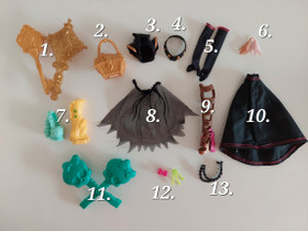 Monster High vaatteita ym. 1-4 eur, Lelut ja pelit, Lastentarvikkeet ja lelut, Vantaa, Tori.fi