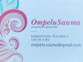Ompelimo ja käsityön palvelua, Palvelut, Lappeenranta, Tori.fi Ompelimo ja käsityön palvelua, Palvelut, Lappeenranta, Tori.fi