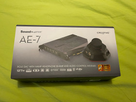 Sound Blaster AE-7, Komponentit, Tietokoneet ja lisälaitteet, Varkaus, Tori.fi Sound Blaster AE-7, Komponentit, Tietokoneet ja lisälaitteet, Varkaus, Tori.fi
