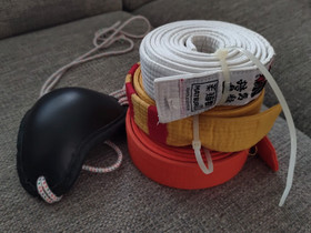 Judovyöt + alapään suoja, Kamppailulajit, Urheilu ja ulkoilu, Rauma, Tori.fi Judovyöt + alapään suoja, Kamppailulajit, Urheilu ja ulkoilu, Rauma, Tori.fi