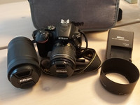 (VARATTU)Nikon D5600 järjestelmäkamera +objektiivi