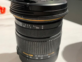Sigma 17-50 1:2.8, Objektiivit, Kamerat ja valokuvaus, Joensuu, Tori.fi Sigma 17-50 1:2.8, Objektiivit, Kamerat ja valokuvaus, Joensuu, Tori.fi
