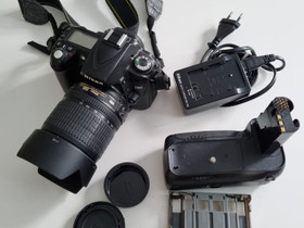 Nikon D90 + Nikkor AF-S 18-105mm VR + akkukahva, Kamerat, Kamerat ja valokuvaus, Kontiolahti, Tori.fi Nikon D90 + Nikkor AF-S 18-105mm VR + akkukahva, Kamerat, Kamerat ja valokuvaus, Kontiolahti, Tori.fi