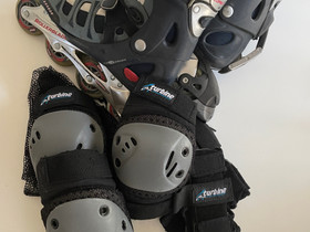 Naisten Rollerblade rullaluistimet + suojat (39), Rullaluistelu ja skeittaus, Urheilu ja ulkoilu, Pori, Tori.fi Naisten Rollerblade rullaluistimet + suojat (39), Rullaluistelu ja skeittaus, Urheilu ja ulkoilu, Pori, Tori.fi