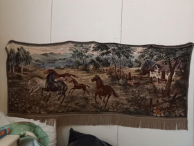 Hevosia gobeliini, Muu sisustus, Sisustus ja huonekalut, Petäjävesi, Tori.fi Hevosia gobeliini, Muu sisustus, Sisustus ja huonekalut, Petäjävesi, Tori.fi