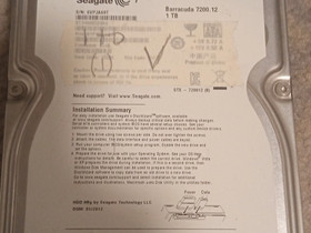 Seagate 1tb kovalevy, Komponentit, Tietokoneet ja lisälaitteet, Lappeenranta, Tori.fi Seagate 1tb kovalevy, Komponentit, Tietokoneet ja lisälaitteet, Lappeenranta, Tori.fi
