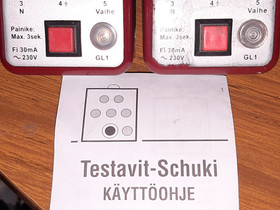 Testavit - Schumi GL1 verkkovirtakoestin, Sähkötarvikkeet, Rakennustarvikkeet ja työkalut, Hollola, Tori.fi Testavit - Schumi GL1 verkkovirtakoestin, Sähkötarvikkeet, Rakennustarvikkeet ja työkalut, Hollola, Tori.fi