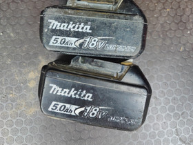 2kpl Makita 18v 5.0ah akkuja, Työkalut, tikkaat ja laitteet, Rakennustarvikkeet ja työkalut, Hämeenlinna, Tori.fi 2kpl Makita 18v 5.0ah akkuja, Työkalut, tikkaat ja laitteet, Rakennustarvikkeet ja työkalut, Hämeenlinna, Tori.fi