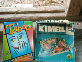 Taboo ja Kimble, Pelit ja muut harrastukset, Rauma, Tori.fi Taboo ja Kimble, Pelit ja muut harrastukset, Rauma, Tori.fi