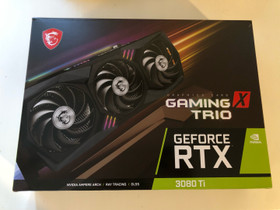 MSI GeForce RTX 3080 Ti GAMING X TRIO 12G, Komponentit, Tietokoneet ja lisälaitteet, Helsinki, Tori.fi MSI GeForce RTX 3080 Ti GAMING X TRIO 12G, Komponentit, Tietokoneet ja lisälaitteet, Helsinki, Tori.fi
