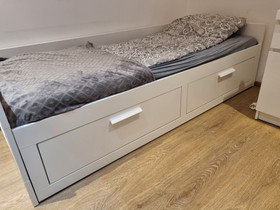 Ikea Brimnes sohvasänky, Sängyt ja makuuhuone, Sisustus ja huonekalut, Oulu, Tori.fi Ikea Brimnes sohvasänky, Sängyt ja makuuhuone, Sisustus ja huonekalut, Oulu, Tori.fi