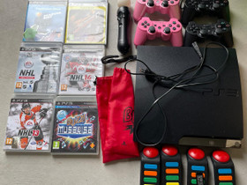 PS3 kokonaisuus, Pelikonsolit ja pelaaminen, Viihde-elektroniikka, Kempele, Tori.fi PS3 kokonaisuus, Pelikonsolit ja pelaaminen, Viihde-elektroniikka, Kempele, Tori.fi
