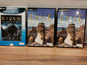 Riven & Myst III Exile -pelit, Tietokoneohjelmat, Tietokoneet ja lisälaitteet, Paimio, Tori.fi
