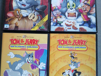Tom&Jerry dvd 4kpl